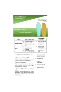 Coccine Kokcín aloe aloe vera liečivé vložky