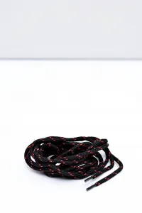 CORBBY Turistické šnúrky Čierno Červené