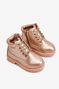 Boto Detské topánky izolované topánky Pink Dexter Gold