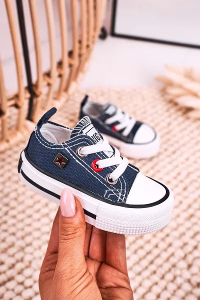 BIG STAR SHOES Klasická detská nízka veľká hviezda
