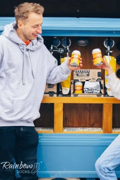 ZOOKSY/RAINBOW SOCKS Ponožky na nákladné vozidlá ponožky set hamburger 3 páry