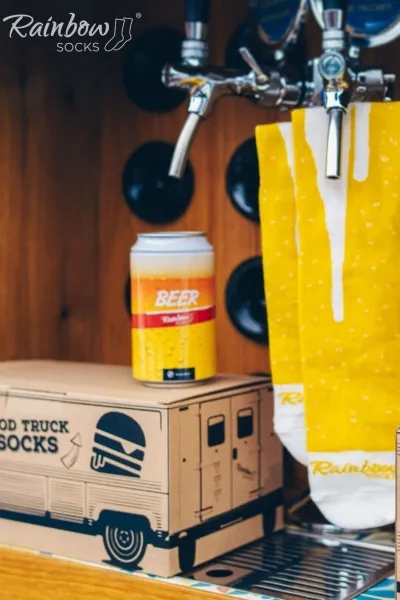 ZOOKSY/RAINBOW SOCKS Ponožky na nákladné vozidlá ponožky set hamburger 3 páry