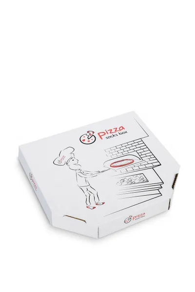 ZOOKSY/RAINBOW SOCKS Sada dúhových ponožiek pizza a pivo 5 párov