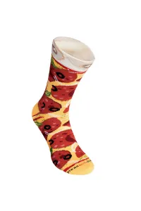 ZOOKSY/RAINBOW SOCKS Sada dúhových ponožiek pizza a pivo 5 párov