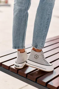 BIG STAR SHOES Zateplené Dámske Tenisky Na Platforme Eko Koža Big Star