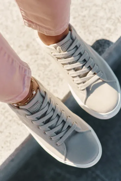 BIG STAR SHOES Dámske Textilné Tenisky Na Platforme Big Star