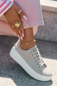 BIG STAR SHOES Dámske Textilné Tenisky Na Platforme Big Star