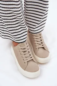 BIG STAR SHOES Dámske Textilné Tenisky Na Platforme Big Star