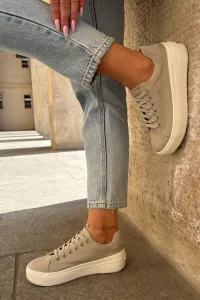 BIG STAR SHOES Dámske Textilné Tenisky Na Platforme Big Star