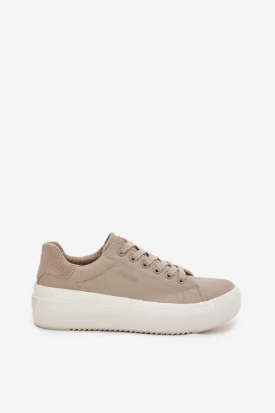BIG STAR SHOES Dámske Textilné Tenisky Na Platforme Big Star