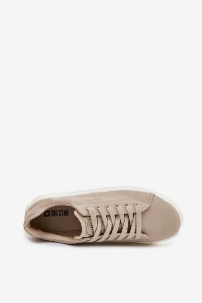 BIG STAR SHOES Dámske Textilné Tenisky Na Platforme Big Star