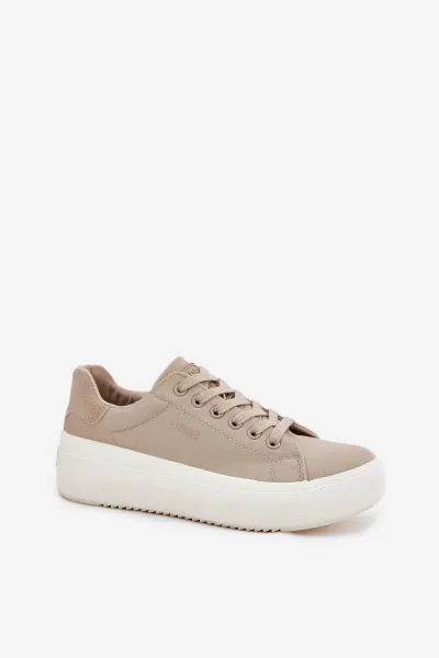 BIG STAR SHOES Dámske Textilné Tenisky Na Platforme Big Star