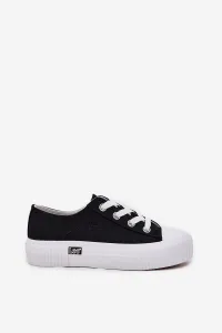 Dámske Tenisky Na Platforme Čierne LEE ISLA C WOMEN LOW