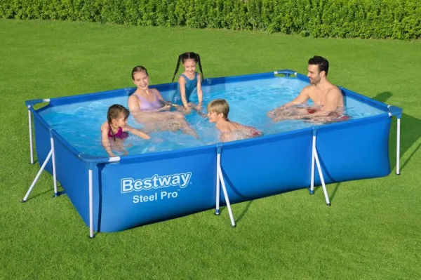 Bestway Bazén Bestway® Steel Pro™, 56411, kartušová filtrácia, 300x201x66 cm