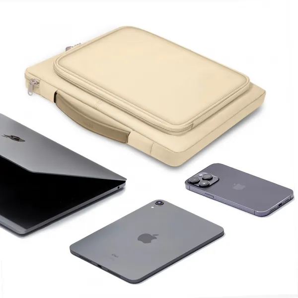 Tech-Protect Basic taška na notebook 15-16'', béžová