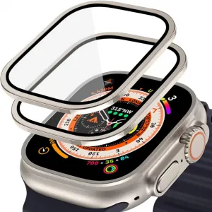 HOFI Glass Ring 2x ochranné sklo na Apple Watch Ultra 1 / 2 49mm, titanium
