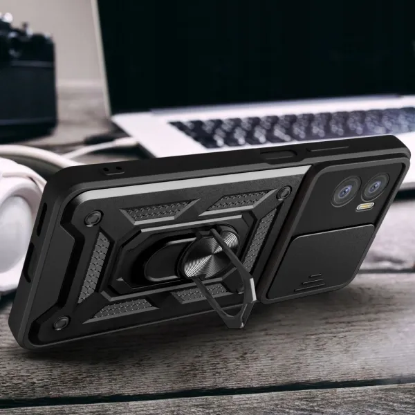 Tech-Protect Camshield kryt na Motorola Moto E22 / E22i, čierny