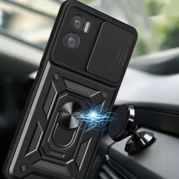 Tech-Protect Camshield kryt na Motorola Moto E22 / E22i, čierny
