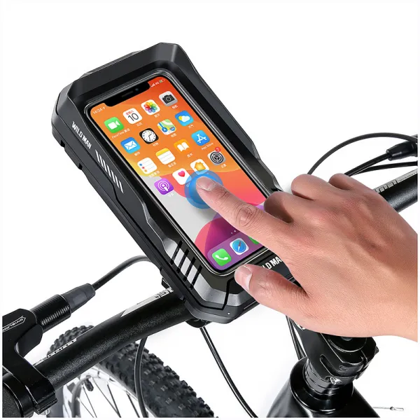 Wild Man FK2 držiak na mobil na bicykel 0.5L, čierny