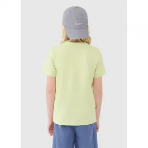 Chlapčenské tričko s krátkym rukávom 4F JUNIOR TSHIRT M2186-45N-CANARY GREEN NEON