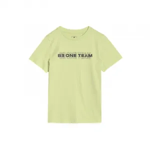 Chlapčenské tričko s krátkym rukávom 4F JUNIOR TSHIRT M2186-45N-CANARY GREEN NEON
