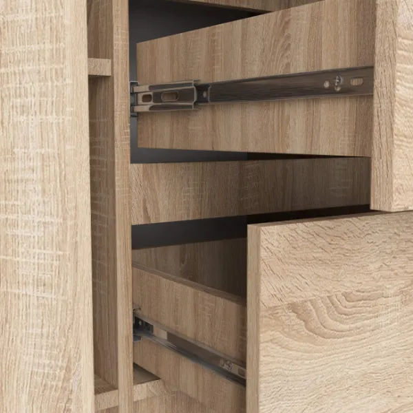 Ak furniture Komoda Girgo 101 cm dub sonoma