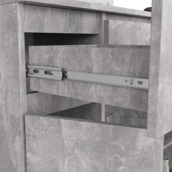Ak furniture Komoda Baros 101 cm beton