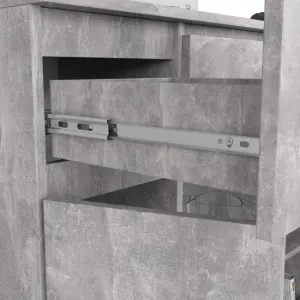 Ak furniture Komoda Baros 101 cm beton