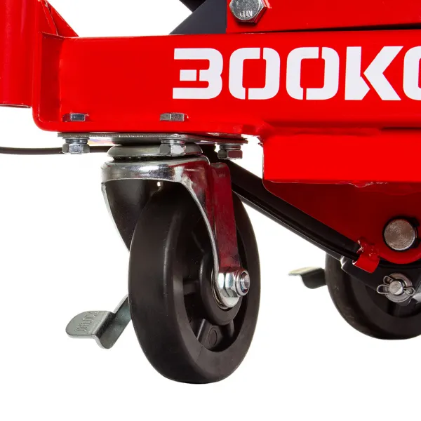 MARPOL Hydraulický nožnicový zdvíhací stôl – mobilný, 300 kg M51100