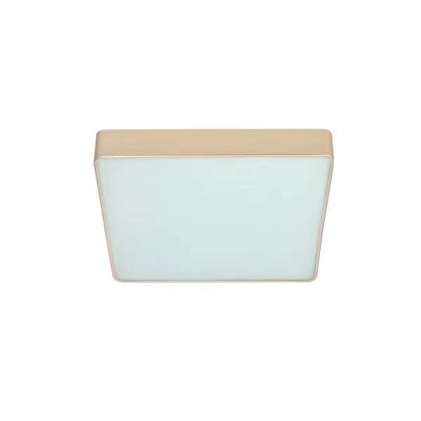 Stropné svietidlo Quattro, štvorcové perleťové stropné svietidlo 35x35, 18W LED, biele tienidlo 4000K