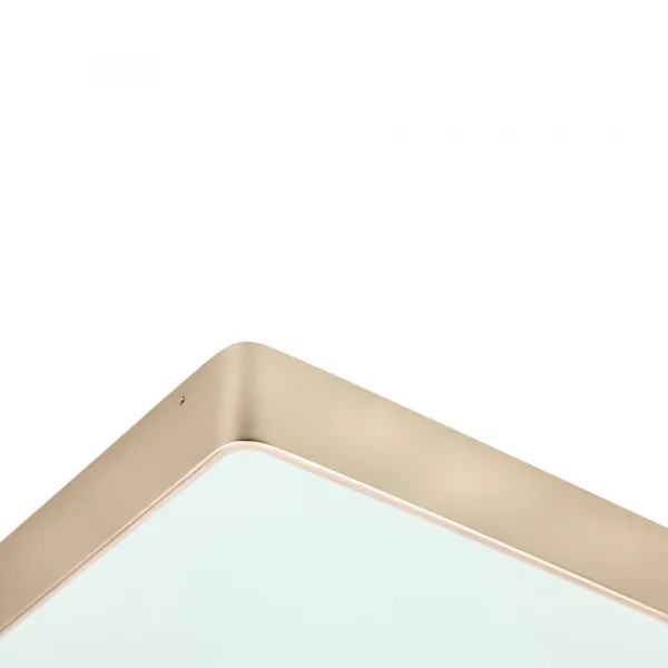 Stropné svietidlo Quattro, štvorcové perleťové stropné svietidlo 35x35, 18W LED, biele tienidlo 4000K