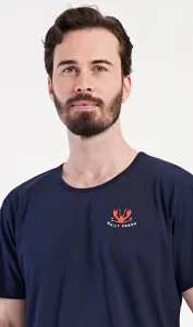 Tmavomodré krátke pánske pyžamo Rudolf