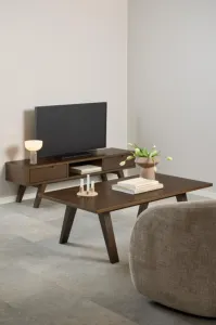 Actona TV stolík A-LINE 150 cm dub dymový