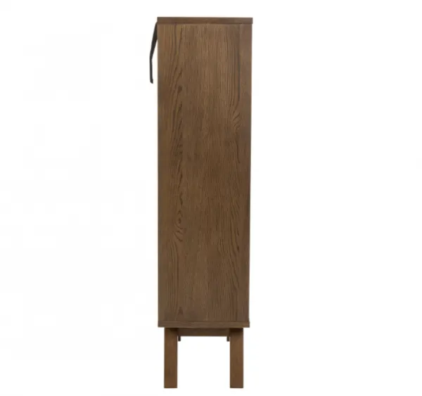 Actona Vitrína A-LINE 145 cm dymový dub