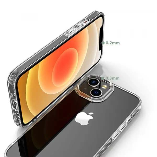 Tech-Protect FlexAir kryt na iPhone 15 Pro Max, priesvitný