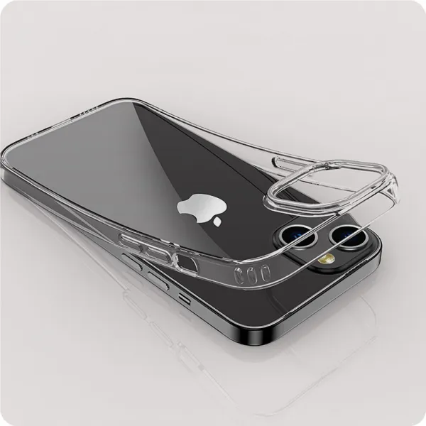 Tech-Protect FlexAir kryt na iPhone 15 Pro Max, priesvitný