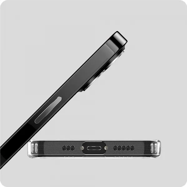 Tech-Protect FlexAir kryt na iPhone 15 Pro Max, priesvitný