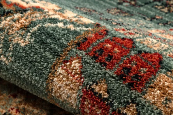 Koberec KASHQAI 4327 400 Patchwork zelený