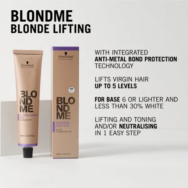 Schwarzkopf Professional Blondme Lifting zosvetľujúcí krém pre blond vlasy odtieň Sand 60 ml