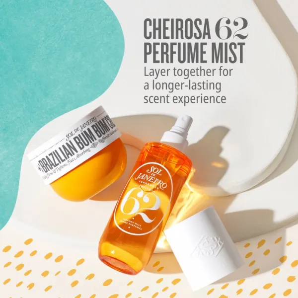 Sol de Janeiro Brazilian Crush Cheirosa '62 parfumovaný sprej na telo a vlasy pre ženy 90 ml