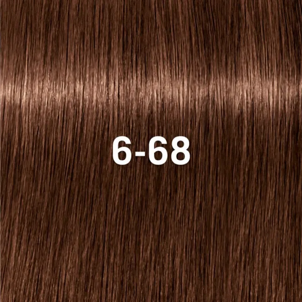 Schwarzkopf Professional IGORA Vibrance demipermanentná farba na vlasy odtieň 6-68 Dark Blonde Chocolate Red 60 ml