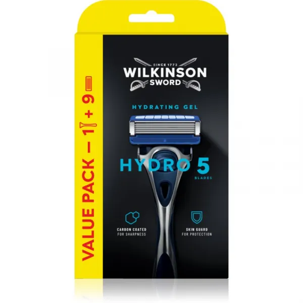 Wilkinson Sword Hydro5 holiaci strojček + náhradné hlavice 9 ks
