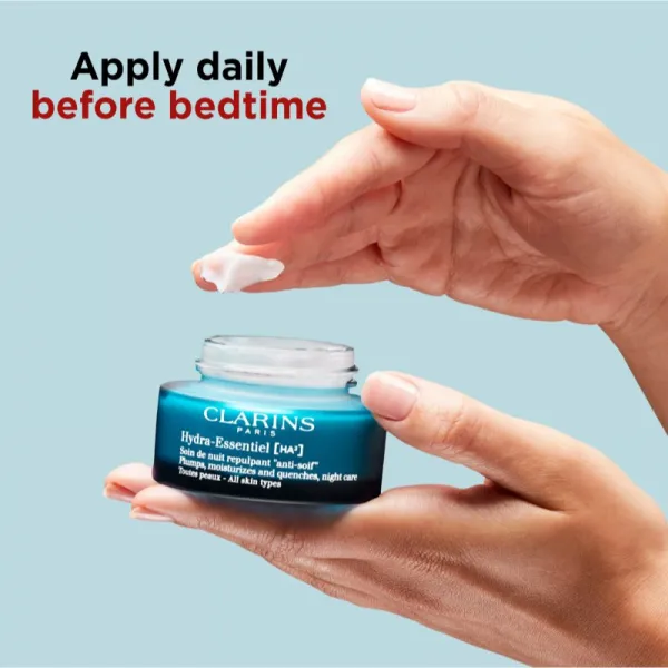 Clarins Hydra-Essentiel [HA²] Night Cream nočný hydratačný krém s kyselinou hyalurónovou 50 ml
