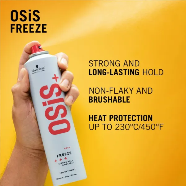 Schwarzkopf Professional Osis+ Freeze lak na vlasy so silnou fixáciou 500 ml