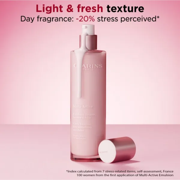 Clarins Multi-Active Emulsion emulzia pre rozjasnenie a vyhladenie pleti 100 ml