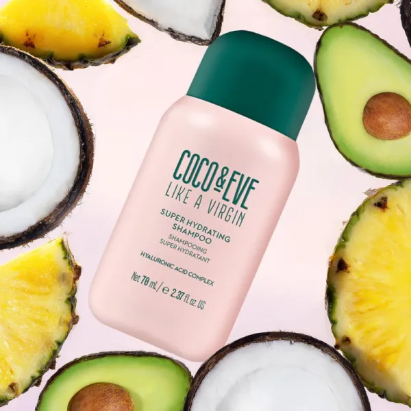 Coco & Eve Like A Virgin Super Hydrating Shampoo hydratačný šampón na lesk a hebkosť vlasov 70 ml