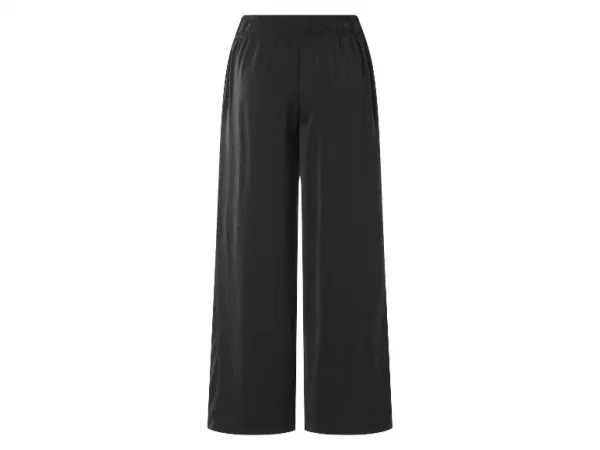 esmara® Dámske široké nohavice (čierna, S (36/38))