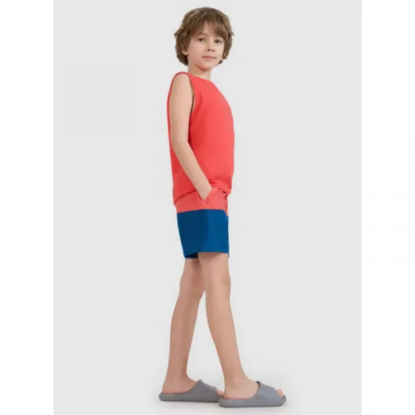 Chlapčenské plavky 4F JUNIOR BOARD SHORTS M116-63S-CORAL