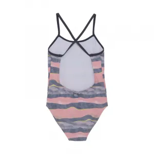 Dievčenské plavky COLOR KIDS Swimsuit Sporty, AOP-5039-Plumeria