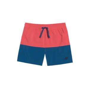 Chlapčenské plavky 4F JUNIOR BOARD SHORTS M116-63S-CORAL